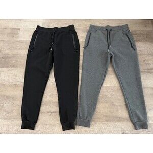 PURE CHAMP Men's 2 Pack Fleece Active Athletic Workout Jogger Sweatpants for Men